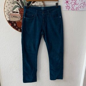 Bonobos Men’s Blue Corduroy Straight Fit Pants 31/32 30 inseam